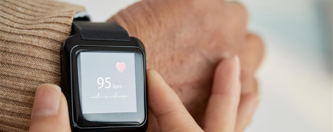 Heart monitoring on smart watch